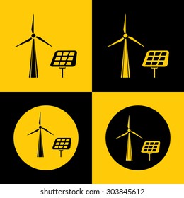 Very Useful Icon Of Solar Panel. Eps-10.