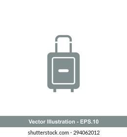 Very Useful Icon Of Suitcase. Eps-10.