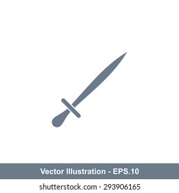 Very Useful Icon Of Sword. Eps-10.