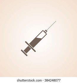 Very Useful Icon of Syringe for Web & Mobile. Eps-10.