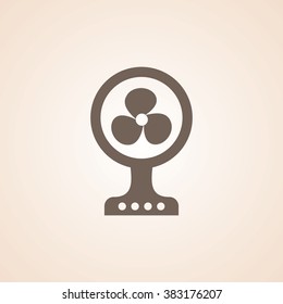 Very Useful Icon of Table Fan for Web & Mobile. Eps-10.