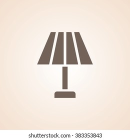 Very Useful Icon of Table Lamp for Web & Mobile. Eps-10.