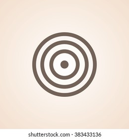 Very Useful Icon Target or bulls Eye of for Web & Mobile. Eps-10.