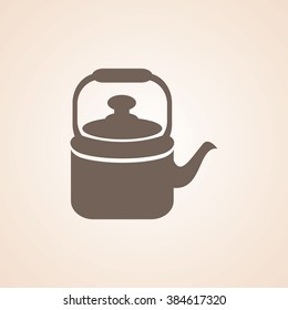 Very Useful Icon of Tea Kettle for Web & Mobile. Eps-10.