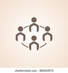 Very Useful Icon of Team for Web & Mobile. Eps-10.