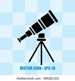 Very Useful Icon Of Telescope. Eps-10.