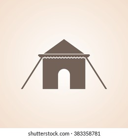 Very Useful Icon of Tent for Web & Mobile. Eps-10.