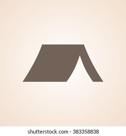 Very Useful Icon of Tent for Web & Mobile. Eps-10.