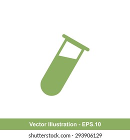 Very Useful Icon Of Testing Tube. Eps-10.