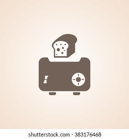 Very Useful Icon of Toaster for Web & Mobile. Eps-10.