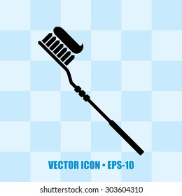 Very Useful Icon Of Tooth Brush. Eps-10.