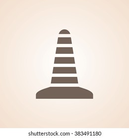 Very Useful Icon of Traffic or Construction Cone for Web & Mobile. Eps-10.
