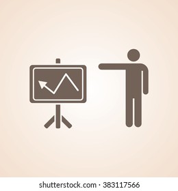 Very Useful Icon of Training Presentation for Web & Mobile. Eps-10.