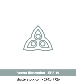 Very Useful Icon Of Triangle Abstract. Eps-10.