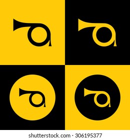 Very Useful Icon Of Trumpet. Eps-10.