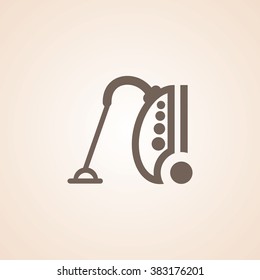 Very Useful Icon of Vacuum Cleaner for Web & Mobile. Eps-10.