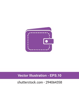 Very Useful Icon Of Wallet. Eps-10.
