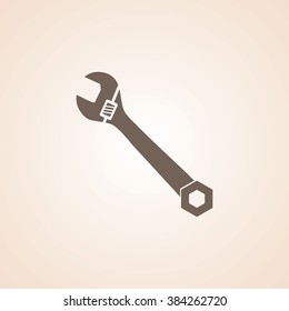 Very Useful Icon of Wrench for Web & Mobile. Eps-10.