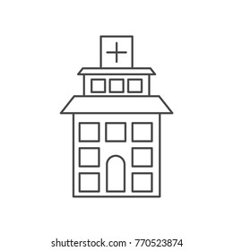Very Useful Line Icon of hospital