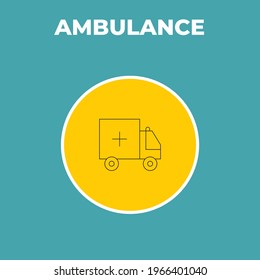 Very Useful Medical Ambulance Icon For Designers And Developers In Covid-19 Time Period