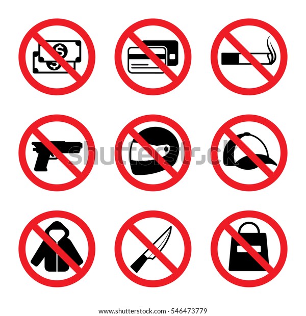 Very Useful Symbols Signs Store Business Stock Vector (Royalty Free ...