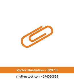 Very Useful Vector Icon Of Attachment. Eps-10.