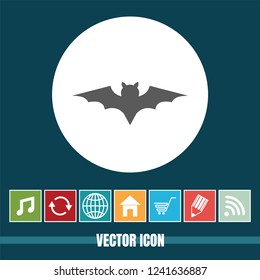 very Useful Vector Icon Of Bat Animal with Bonus Icons Very Useful For Mobile App, Software & Web