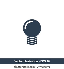 Very Useful Vector Icon Of Bulb. Eps-10.
