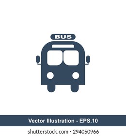 Very Useful Vector Icon Of Bus. Eps-10.