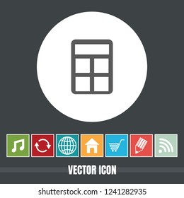 very Useful Vector Icon Of Calculator with Bonus Icons Very Useful For Mobile App, Software & Web