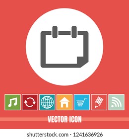 very Useful Vector Icon Of Calendar with Bonus Icons Very Useful For Mobile App, Software & Web