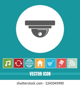 Very Useful Vector Icon Of cctv surveillance with Bonus Icons. Very Useful For Mobile App, Software & Web.