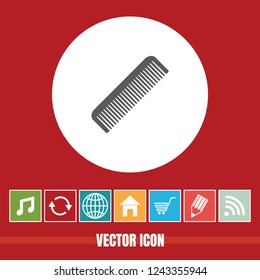 Very Useful Vector Icon Of Comb with Bonus Icons. Very Useful For Mobile App, Software & Web.
