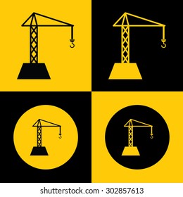 Very Useful Vector Icon Of Crane. Eps-10.