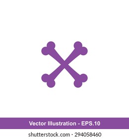 Very Useful Vector Icon Of Dog Bones. Eps-10.