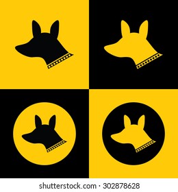 Very Useful Vector Icon Of Dog. Eps-10.