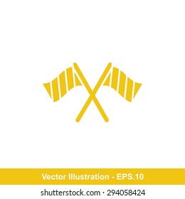 Very Useful Vector Icon Of Flags. Eps-10.