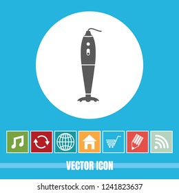 very Useful Vector Icon Of Hand Blender with Bonus Icons Very Useful For Mobile App, Software & Web