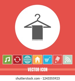 Very Useful Vector Icon Of Hanger with Bonus Icons. Very Useful For Mobile App, Software & Web.