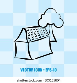 Very Useful Vector Icon Of Home. Eps-10.