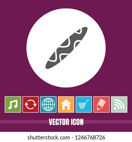 Very Useful Vector Icon Of Hot Dog with Bonus Icons. Very Useful For Mobile App, Software & Web.