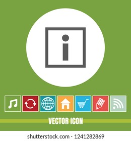 very Useful Vector Icon Of Info with Bonus Icons Very Useful For Mobile App, Software & Web