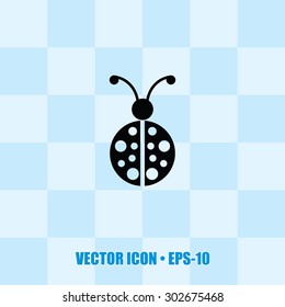 Very Useful Vector Icon Of Lady Bug. Eps-10.