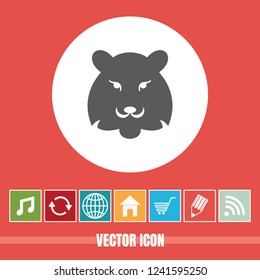 very Useful Vector Icon Of Lion with Bonus Icons Very Useful For Mobile App, Software & Web