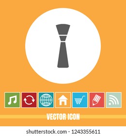 Very Useful Vector Icon Of Make Up Brush with Bonus Icons. Very Useful For Mobile App, Software & Web.