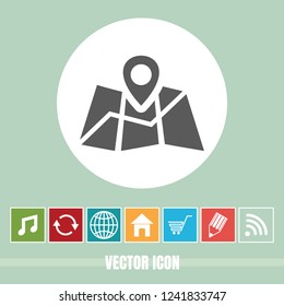 very Useful Vector Icon Of Map Pointer with Bonus Icons Very Useful For Mobile App, Software & Web