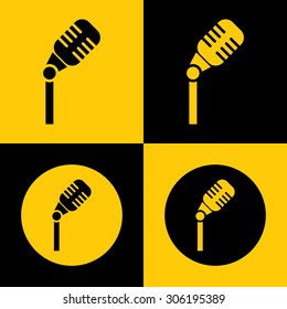 Very Useful Vector Icon Of Microphone. Eps-10.