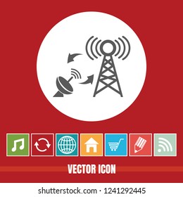 very Useful Vector Icon Of Network Synchronization with Bonus Icons Very Useful For Mobile App, Software