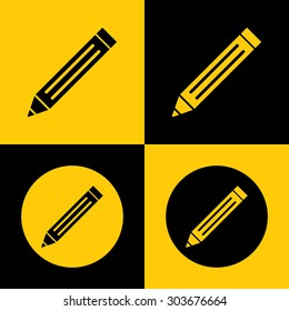 Very Useful Vector Icon Of Pencil. Eps-10.