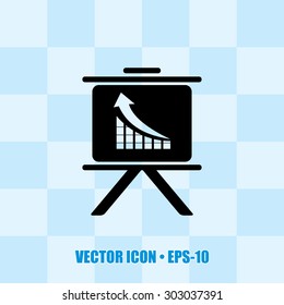 Very Useful Vector Icon Of Presentation Chart. Eps-10.